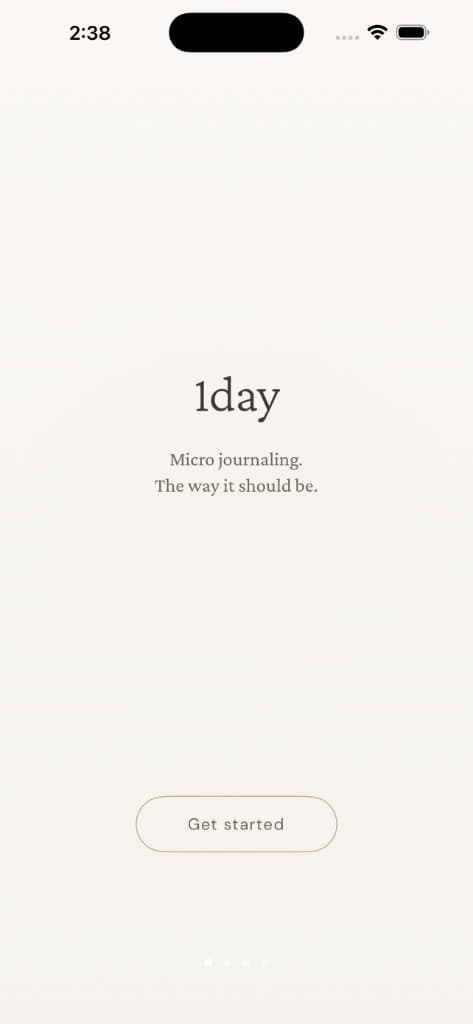1day Journal screenshot 1