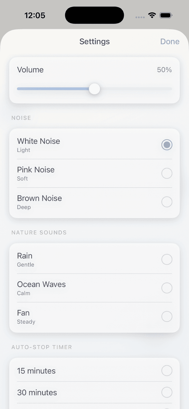 White Noise for Travel screenshot 3