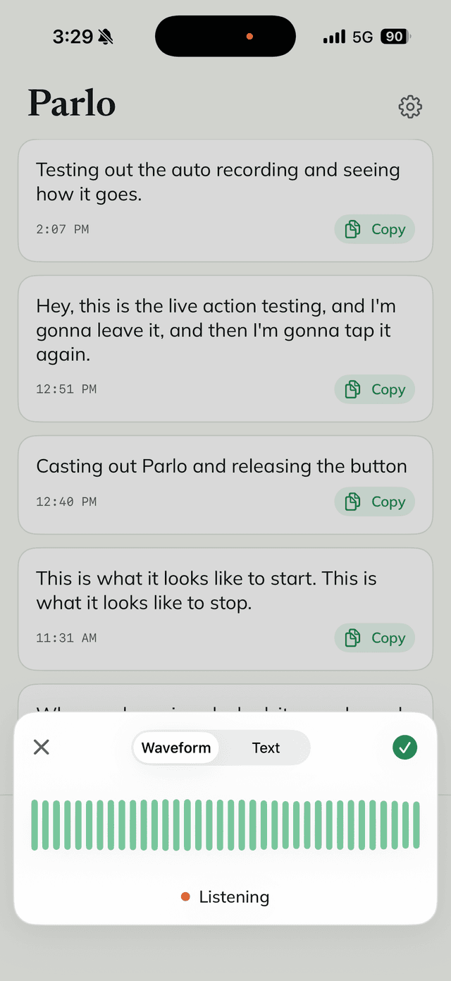 Parlo screenshot 1